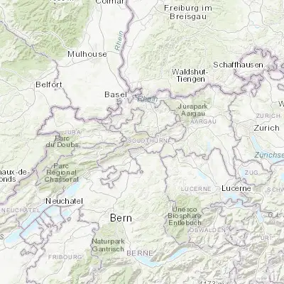 Map showing location of Balsthal (47.316130, 7.693180)