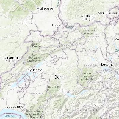 Map showing location of Bätterkinden (47.131640, 7.538170)