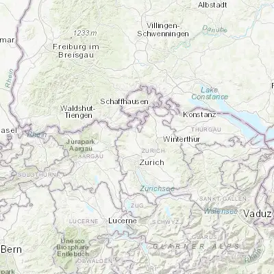 Map showing location of Bülach (47.521970, 8.540490)