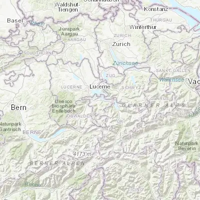 Map showing location of Buochs (46.973980, 8.422790)