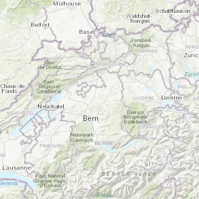 Map showing location of Burgdorf (47.059010, 7.627860)