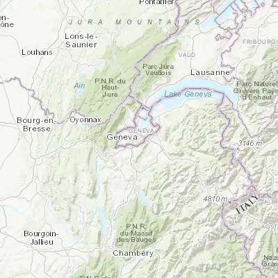 Map showing location of Carouge (46.180960, 6.139210)