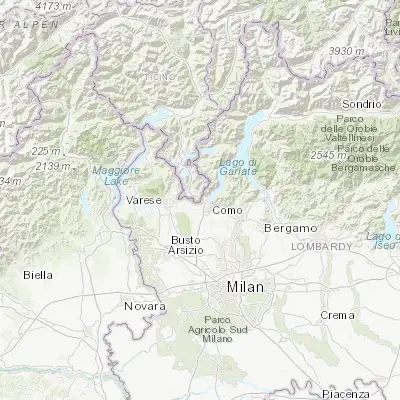 Map showing location of Chiasso (45.832030, 9.031190)