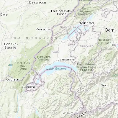 Map showing location of Crissier (46.545860, 6.575670)