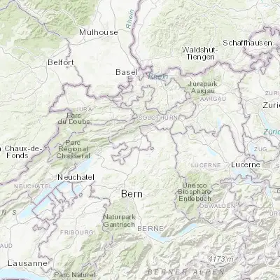Map showing location of Derendingen (47.198500, 7.588440)