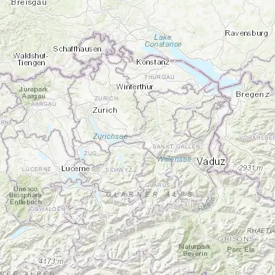 Map showing location of Eschenbach (47.239810, 8.921560)