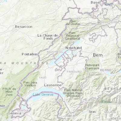 Map showing location of Estavayer-le-Lac (46.848760, 6.846500)