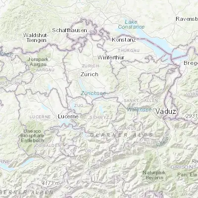 Map showing location of Freienbach (47.205340, 8.758420)