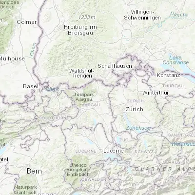 Map showing location of Gebenstorf (47.481360, 8.239490)