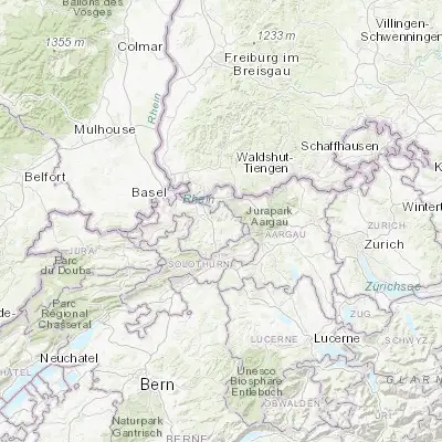Map showing location of Gelterkinden (47.464970, 7.851740)