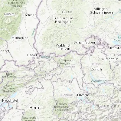 Map showing location of Gipf-Oberfrick (47.498750, 8.004970)