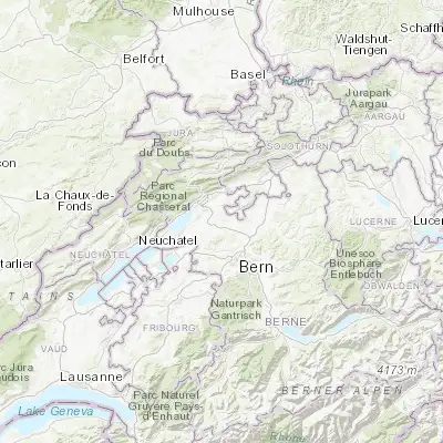 Map showing location of Grossaffoltern (47.065340, 7.356890)
