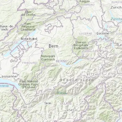 Map showing location of Hilterfingen (46.735210, 7.661850)