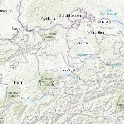 Map showing location of Hochdorf (47.168410, 8.291790)