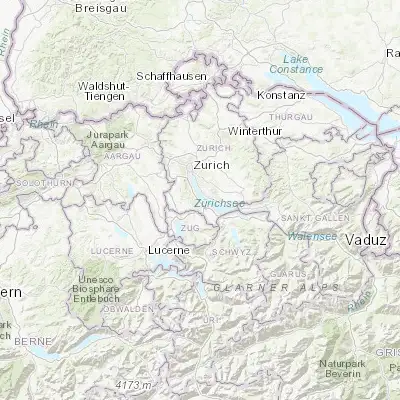 Map showing location of Horgen (47.259830, 8.597780)