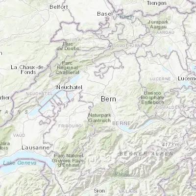 Map showing location of Köniz (46.924360, 7.414570)