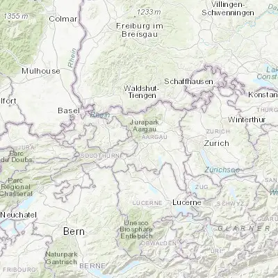 Map showing location of Küttigen (47.414840, 8.049790)