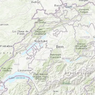 Map showing location of Laupen (46.902140, 7.239730)