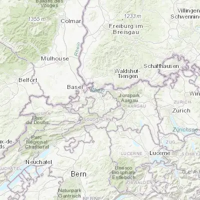 Map showing location of Lausen (47.471390, 7.760300)