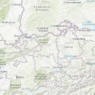 Map showing location of Lenzburg (47.388530, 8.175030)