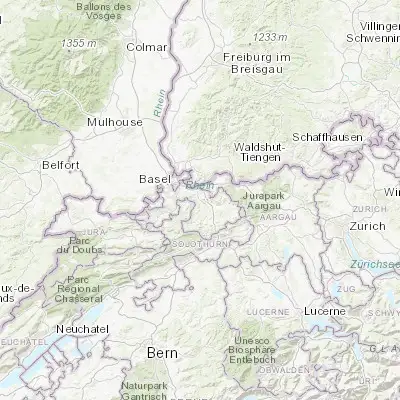 Map showing location of Liestal (47.484550, 7.734460)