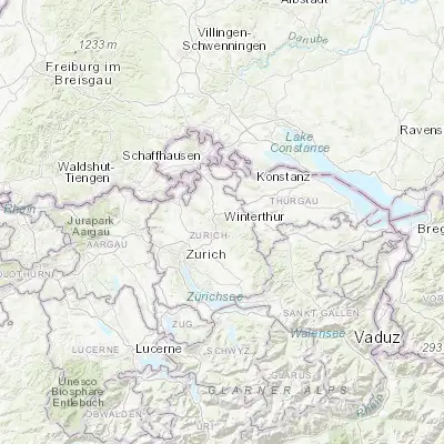 Map showing location of Mattenbach (Kreis 7) / Deutweg (47.494190, 8.739480)