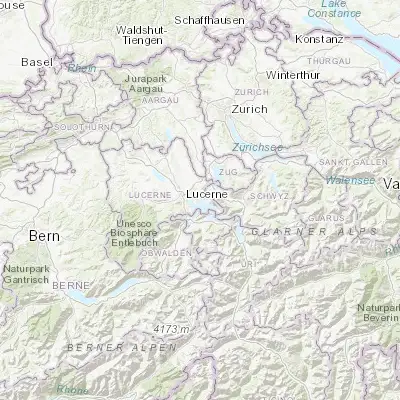 Map showing location of Meggen (47.046910, 8.374670)