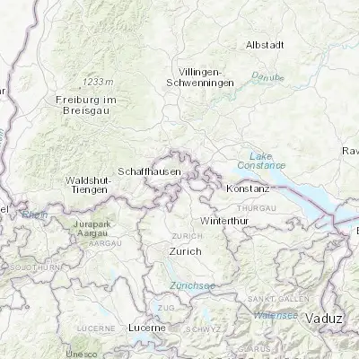 Map showing location of Neuhausen (47.685790, 8.614740)