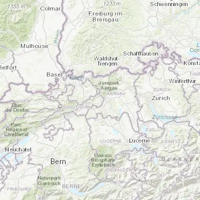 Map showing location of Niedergösgen (47.371570, 7.988370)