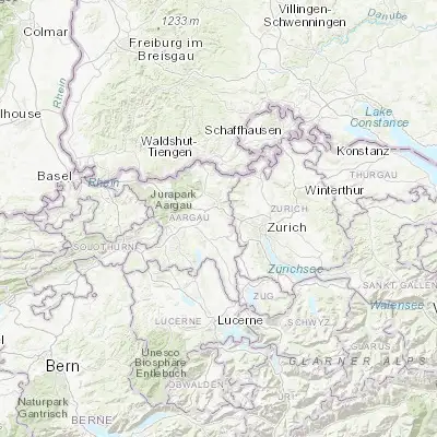 Map showing location of Niederrohrdorf (47.424090, 8.304040)