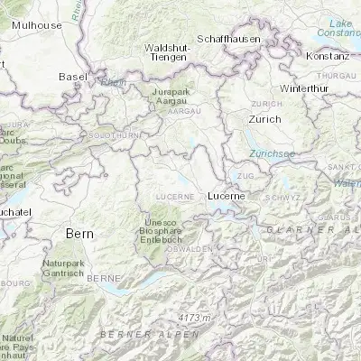 Map showing location of Nottwil (47.134690, 8.137740)