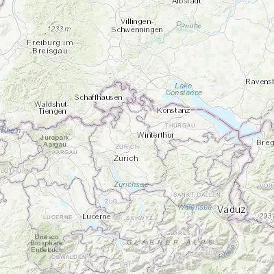 Map showing location of Oberwinterthur (Kreis 2) / Talacker (47.505960, 8.751500)