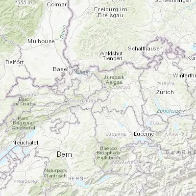 Map showing location of Olten (47.349990, 7.903290)