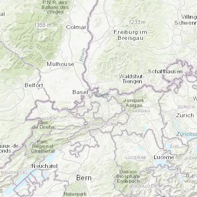 Map showing location of Pratteln (47.520710, 7.693560)