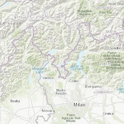 Map showing location of Pregassona (46.020210, 8.974290)