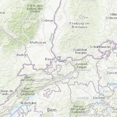 Map showing location of Riehen (47.578840, 7.646830)