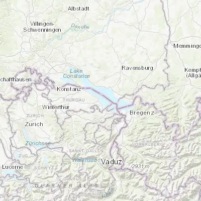 Map showing location of Romanshorn (47.565860, 9.378690)