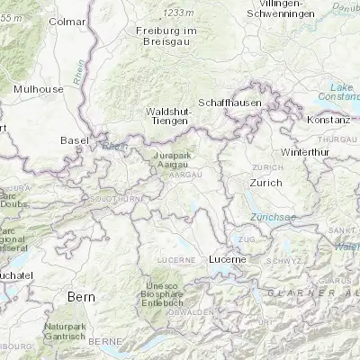 Map showing location of Rupperswil (47.401310, 8.128770)