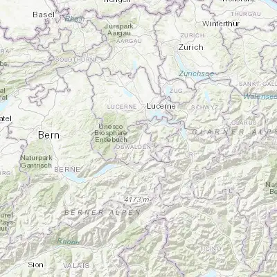 Map showing location of Sarnen (46.896110, 8.245310)