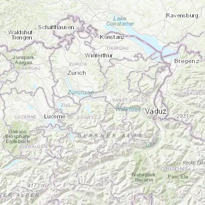 Map showing location of Schübelbach (47.173260, 8.928110)