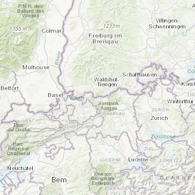 Map showing location of Stein (47.544030, 7.952560)