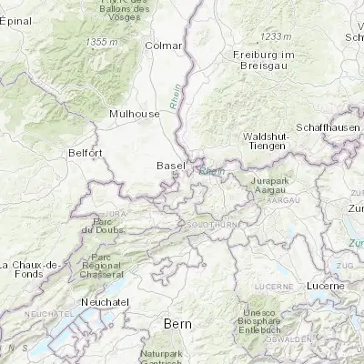 Map showing location of Therwil (47.499410, 7.556690)
