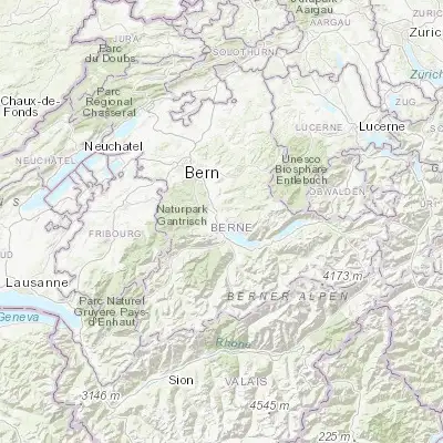 Map showing location of Thun (46.751180, 7.621660)