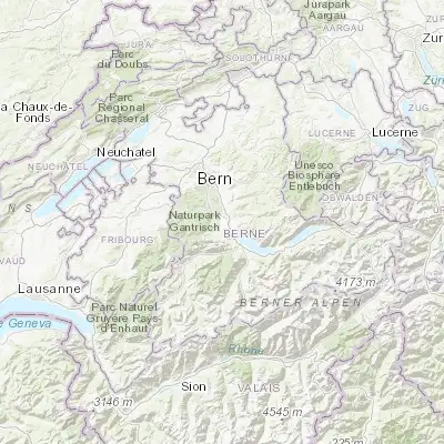 Map showing location of Uetendorf (46.773920, 7.572510)