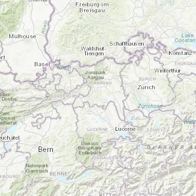 Map showing location of Unterkulm (47.309980, 8.113710)