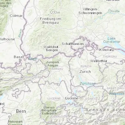 Map showing location of Untersiggenthal (47.502130, 8.255540)