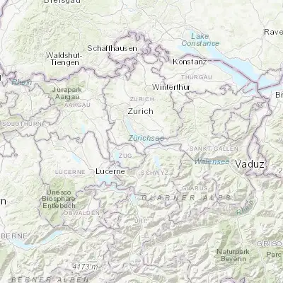 Map showing location of Wädenswil (47.226830, 8.668700)