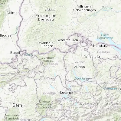 Map showing location of Wettingen (47.470490, 8.316360)