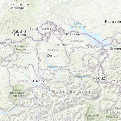 Map showing location of Wetzikon (47.326400, 8.797790)