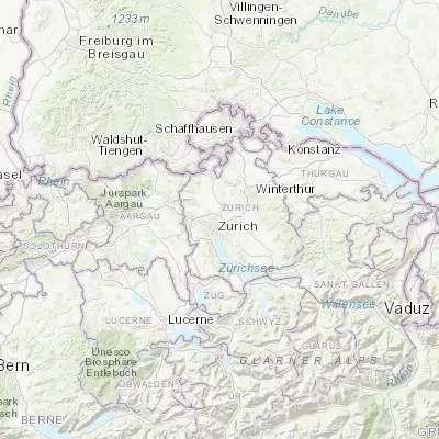 Map showing location of Zürich (Kreis 12) / Saatlen (47.411270, 8.564800)